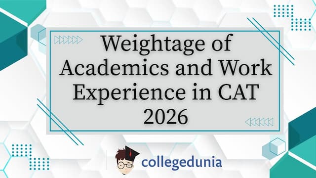 Weightage of Academics and Work Experience in CAT 2025