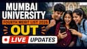 Mumbai University Fourth UG Merit List 2026 LIVE Updates
