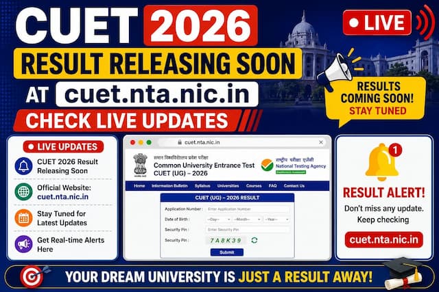 CUET UG 2026 Result Releasing Soon at cuet nta nic in Check Live Updates