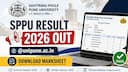 SPPU Result 2026